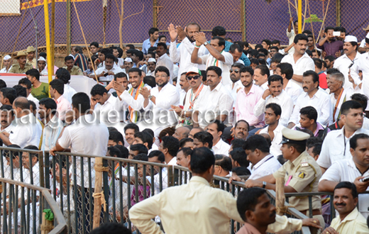 Rahul gandhi rally in Mangalore 
